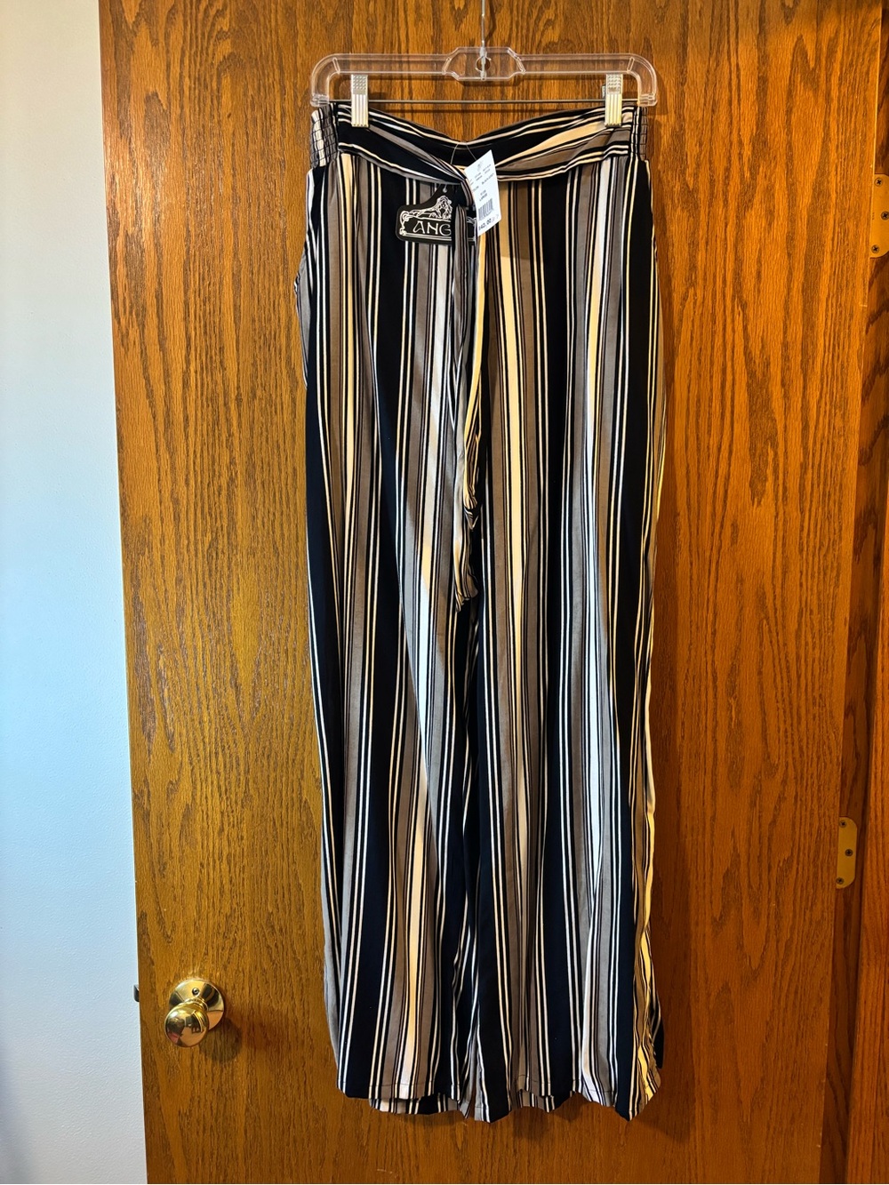 Women’s Black and White Striped pants
